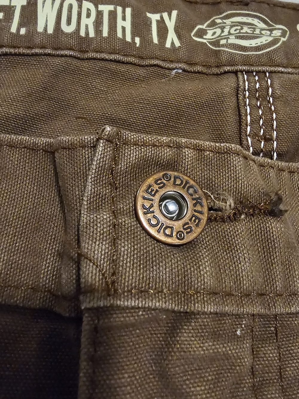 Dickies Men’s Brown Work Shorts - Utility Carpenter Style - Picture 5 of 8